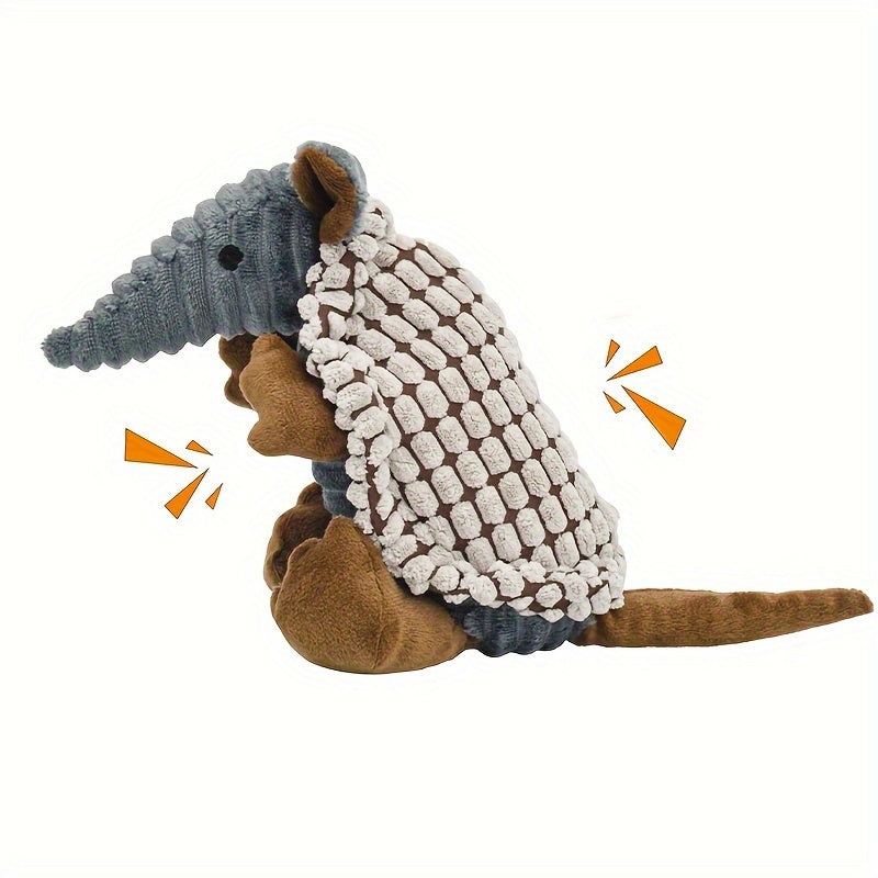 Squeaky Armadillo Dog Toy