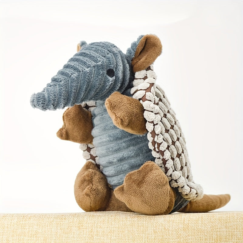 Squeaky Armadillo Dog Toy