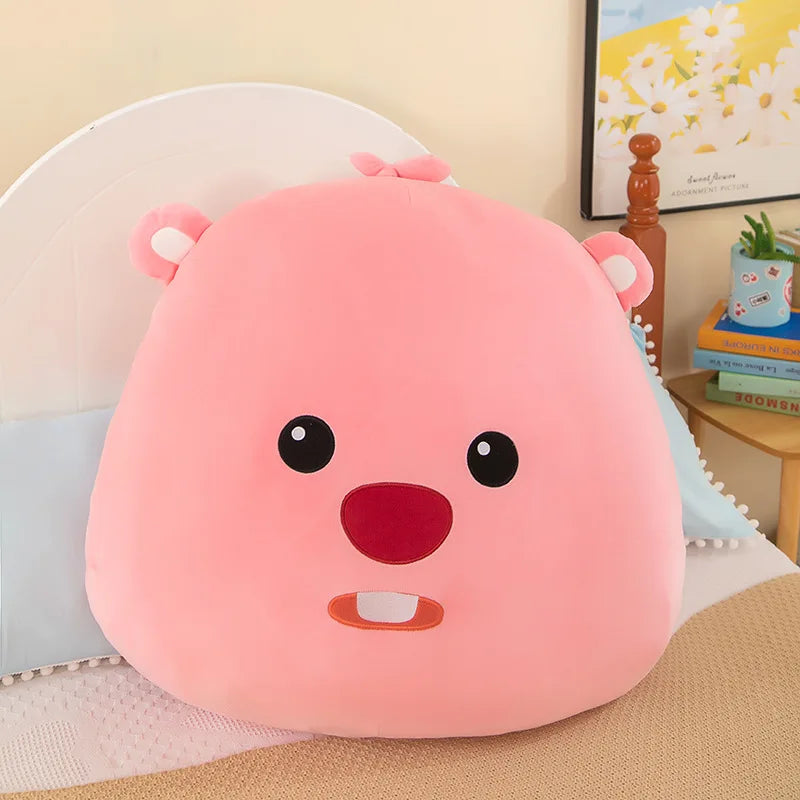 Loopy Beaver Pillow