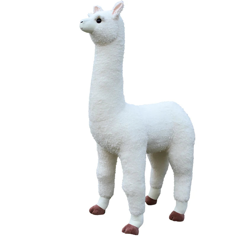 Realistic Alpaca Stuffed Animal