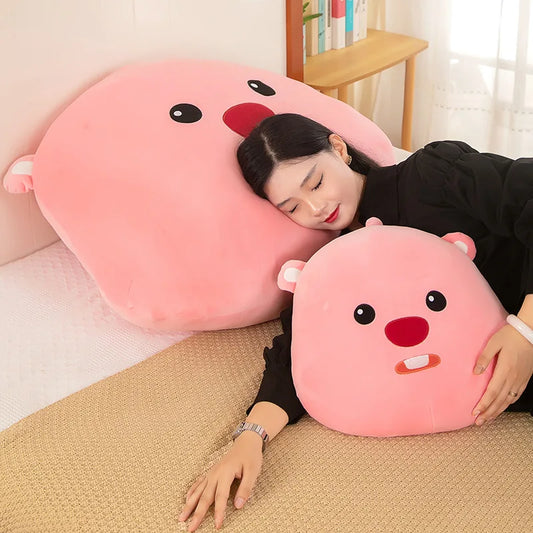 Loopy Beaver Pillow